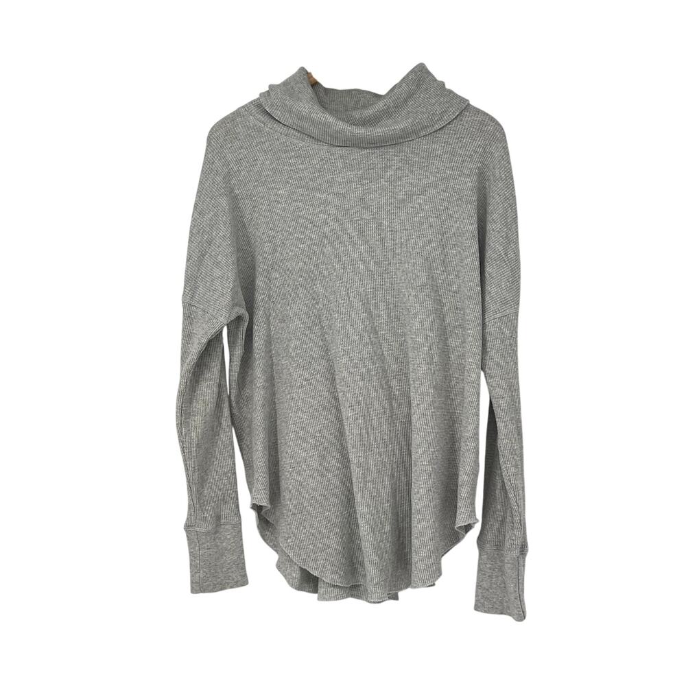 Artizia The Group Babaton Gray Cowl Neck Sweater‎ Rounded Hem Size 1X